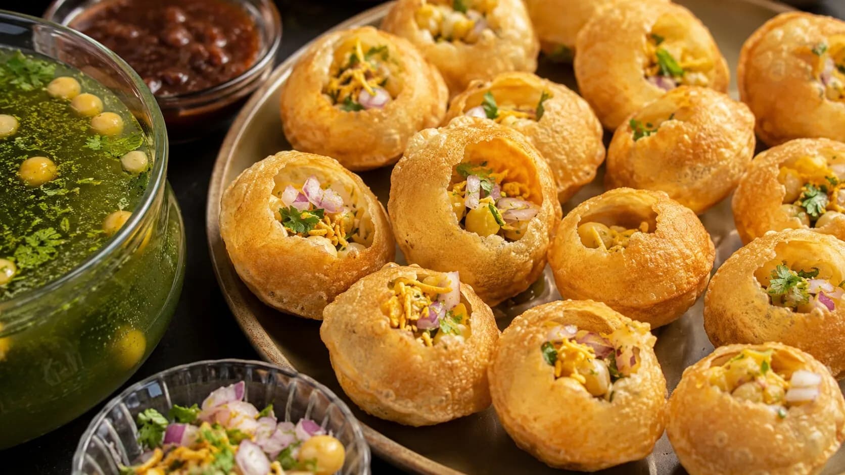 Spicy & Tangy Pani Puri