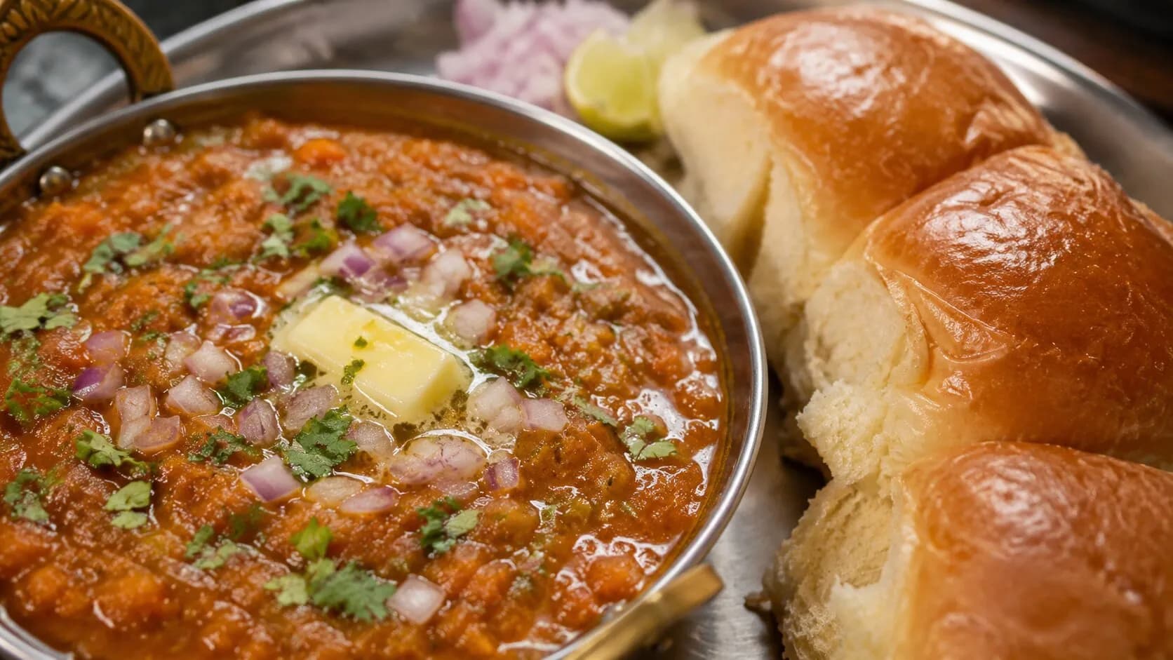 Authentic Mumbai-Style Pav Bhaji Authentic Mumbai-Style Pav Bhaji