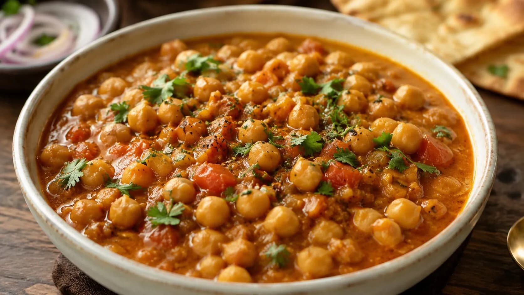 Creamy One-Pot Indian Chickpea Curry Creamy One-Pot Indian Chickpea Curry