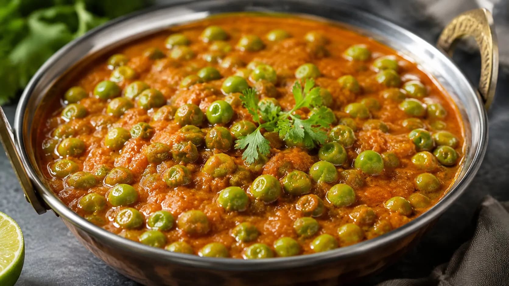 Dhaba Style Matar Masala Curry Dhaba Style Matar Masala Curry