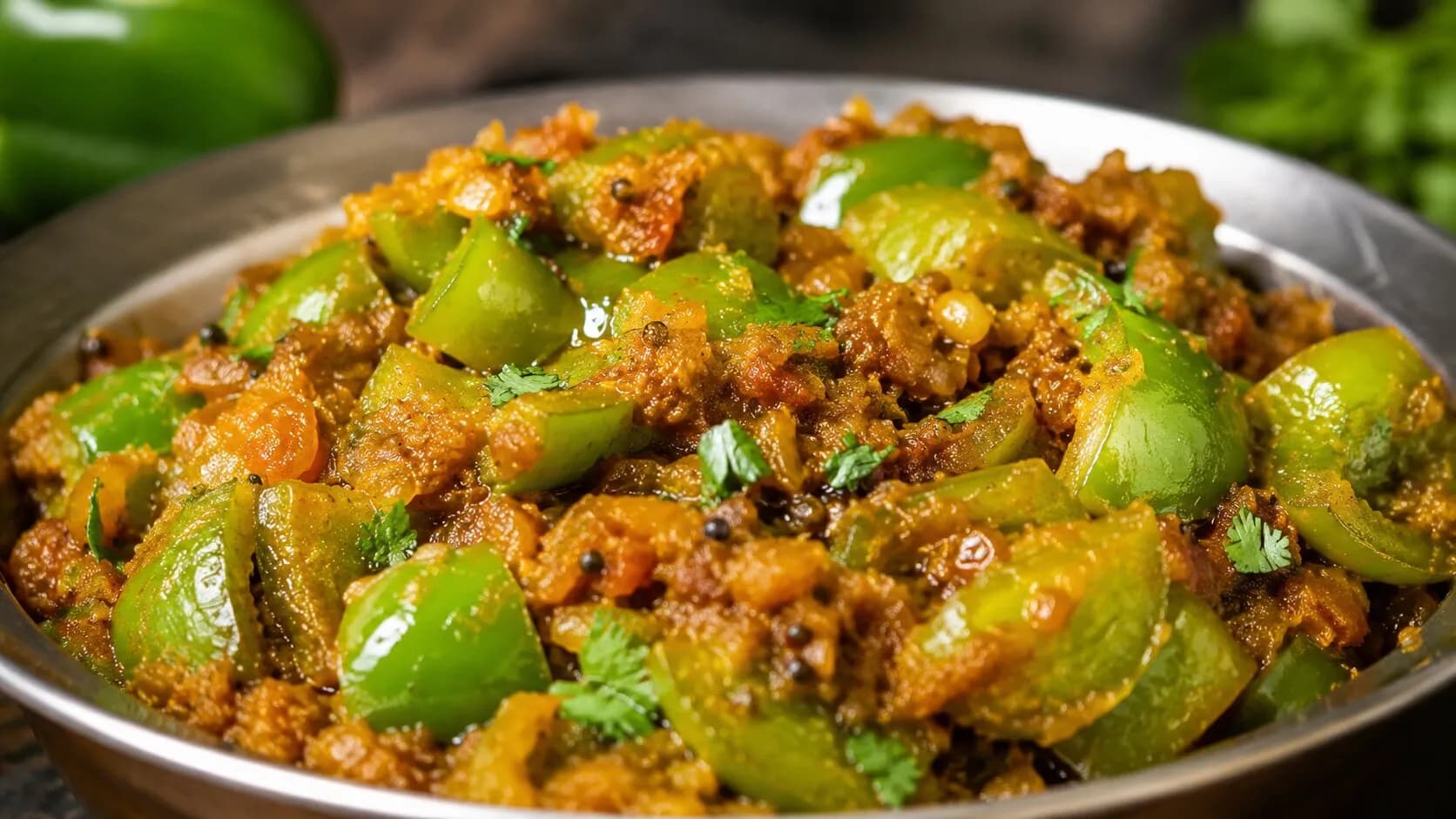 Flavorful Capsicum Sabji Flavorful Capsicum Sabji