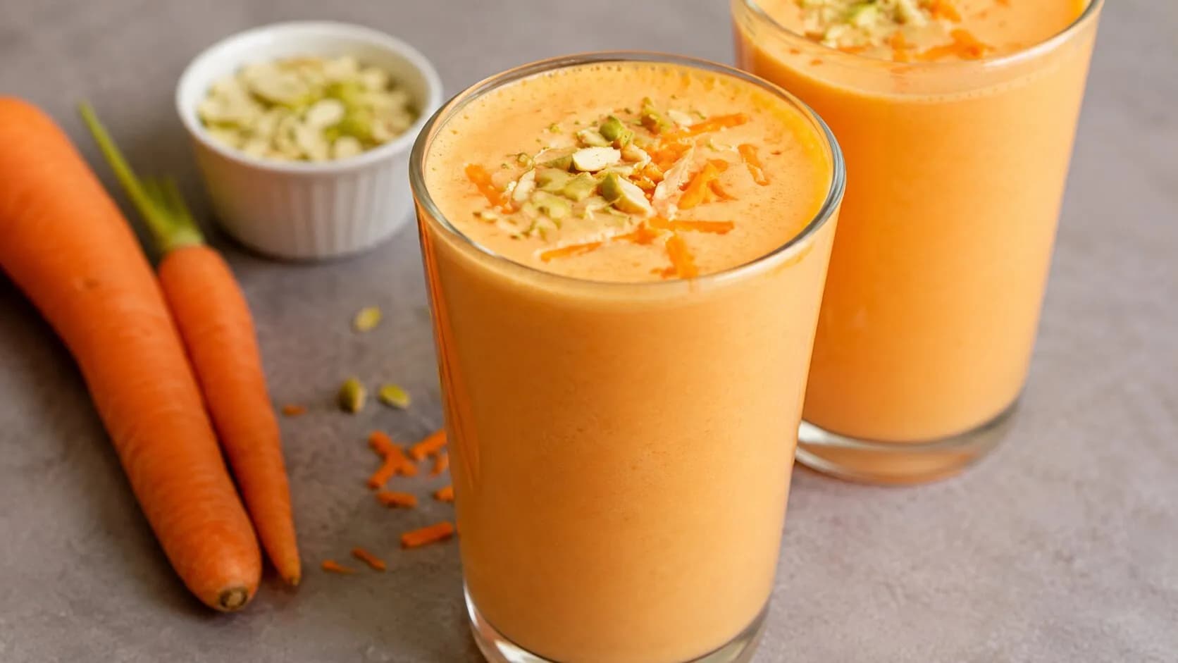Refreshing 15-Minute Carrot Milkshake Refreshing 15-Minute Carrot Milkshake